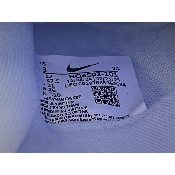 Nike Terra Manta Sportswear Shoes Men’s 13 HQ4502-101 Varsity Blue/Black/White - Picture 14 of 16